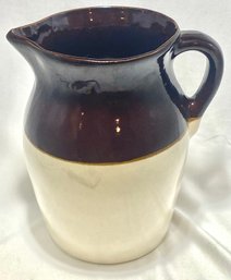 Vintage Stoneware Pottery Pitcher