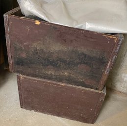 Two Wooden Crates