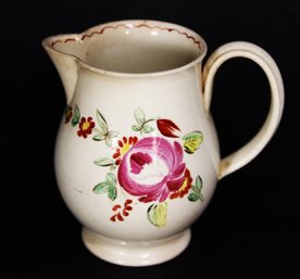 1820S ENGLISH SOFT PASTE SMALL CREAMER HAVING APPLIED HANDLE