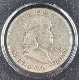 1948 Ben Franklin Half Dollar