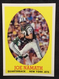 2007 Topps 1958 Style Joe Namath Insert Card - L