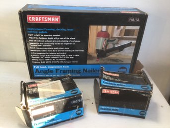 Craftsman Angle Framing Nailer And Nails