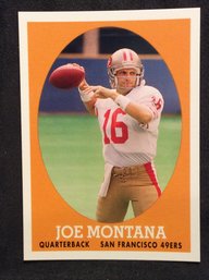 2007 Topps 1958 Style Joe Montana Insert Card - L