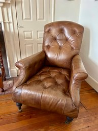 Restoration Hardware Diplomat Leather Club Chair - GREAT Condition