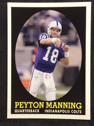 2007 Topps 1958 Style Peyton Manning Insert Card - L