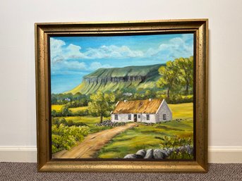 Beautiful Signed 'Yeats Country' Benbulben MT, Sligo Ireland Original Oil Painting