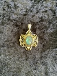 Brass And Silver Pendant #1