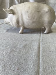 Hand Carved Pig