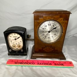 Two Old Electric Clocks Unviversal Automatic And SethThomas NOT Working