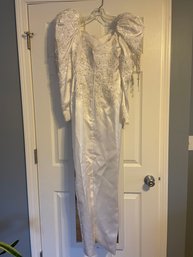 Fantastic Early 1990s Wedding Dress, Beautifully Kept, With '90s Bridal Magazines