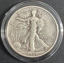 1943-S Walking Liberty Silver Half Dollar