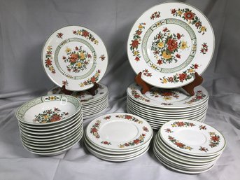 LOT 1 OF 3 - Fabulous VILLEROY & BOCH Dinner China Set - Summerday - Service For 10 - With Some Extras