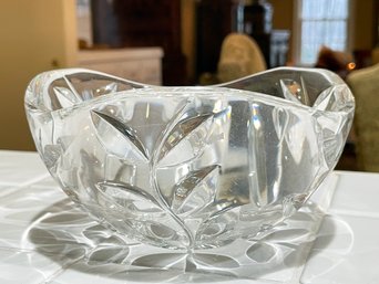 A Cut Crystal Candy Dish By Tiffany & Co