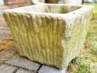 A Vintage Carved Marble Planter