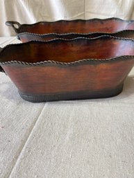 2 Tin Baskets