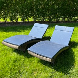 Frontgate Balencia Bronze Chaise Lounges - Set Of Two - Retail $1480