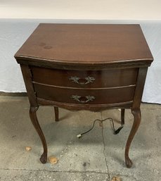 Vintage Floor Model Singer Sewing Machine Table