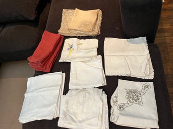 A Collection Of Table Linens