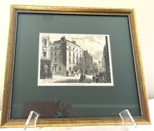 Long's Hotel Antique Wood Engraving