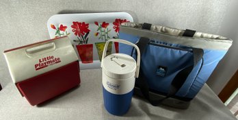 Coolers And Serving Tray