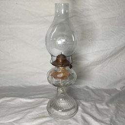 Antique Star And Moon Glass Shade Kerosene Oil Lamp Lantern 5x17 Eagle Waterbury Ct Usa