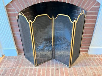 Brass Fireplace Screen