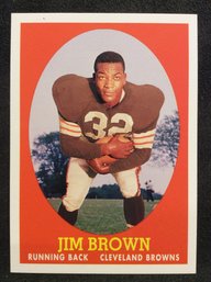 2007 Topps 1958 Style Jim Brown Insert Card - L