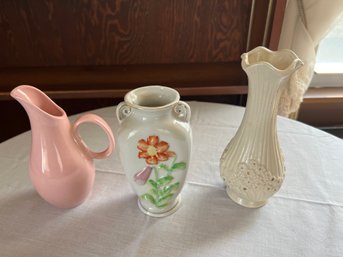 Trio Of Vintage Vases