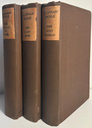 Lot Of 3 Conan Doyle Books From The 1910's