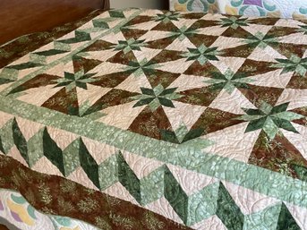 HUNTER STAR Pattern Quilt Ensemble Lot#2