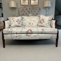 An Antique Queen Anne Style Settee - Recently Upholstered