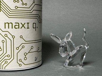 Swarovski Crystal 'Maxi Q' Donkey With Original Box