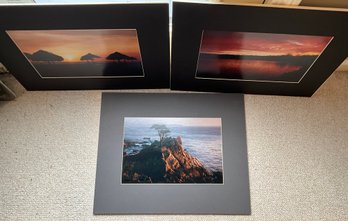 Set Of 3 Beautiful Matted Photographs (Hawaii??)