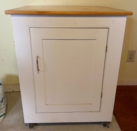 One Door Cabinet On Wheels