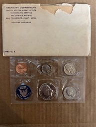 Beautiful Vintage 1965 United States US Mint Set