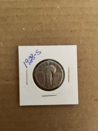 Beautiful 1928 - S Standing Liberty Quarter, Silver Coin