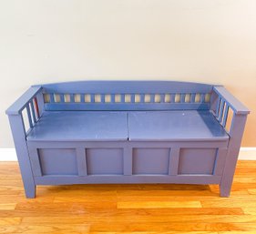 Wooden Storage Box/ Seat Combo For Restoration