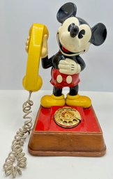 1976 Vintage Mickey Mouse Telephone By Walt Disney Productions