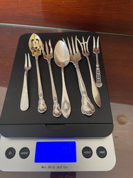 Collection Of Vintage Sterling Silver Flatware.  95 Grams.
