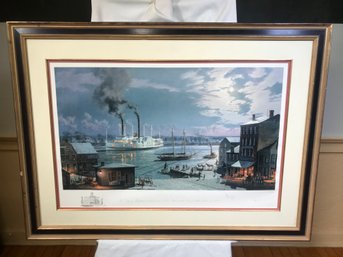 Incredible Vintage JOHN STOBART Print - HARTFORD - 333/950 - Beautiful Signed Stobart - With Artist Remarks