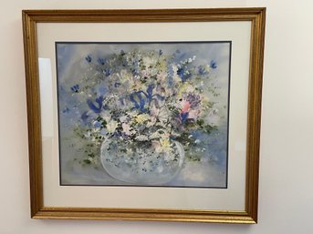 Vintage Bouquet Framed Painting