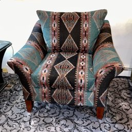 Southwestern Upholstered Armchair By Schweiger