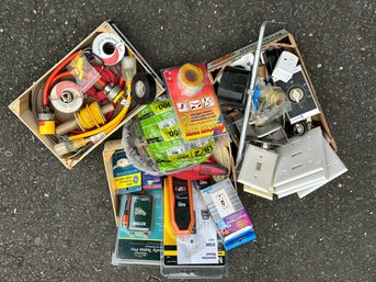 An Assortment Of Electrical Supplies