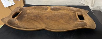 Fair Cra Philippines A Large Wooden Tray With Two Side Handles. KSS/B2