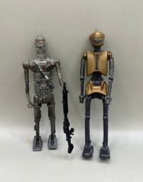 2 Star Wars Droid Figures: 1980 Bounty Hunter Droid & 1997 Jabbas Palace Droid