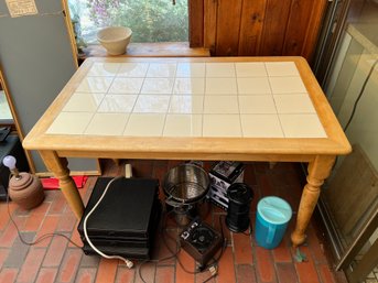As Is Tile Top Table