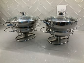 Pair Of Chafing Dishes