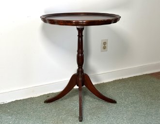 A Vintage Mahogany Piecrust Table