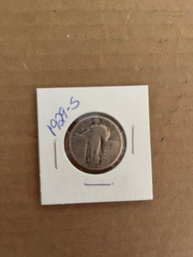 Beautiful 1929 - S Standing Liberty Quarter, Silver Coin