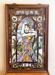 Simply Stunning Stained Glass In The Style Of Alphonse Mucha